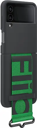 Накладка Samsung Z Flip4 Silicone Cover with Strap черная Накладка оригинальная Samsung купить в Барнауле фото 3