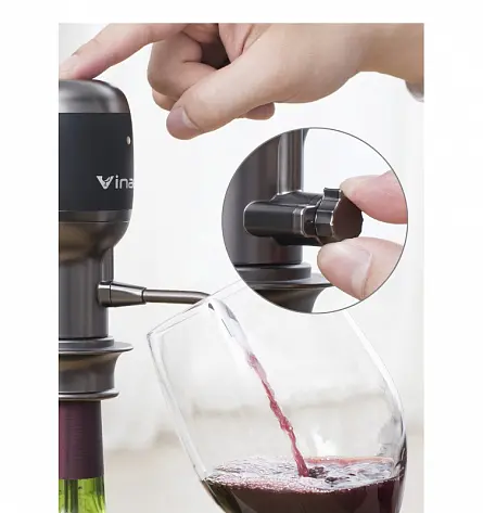 Аэратор для вина Vinaera Pro Adjustable Electric Wine Aerator Для вина купить в Барнауле фото 3