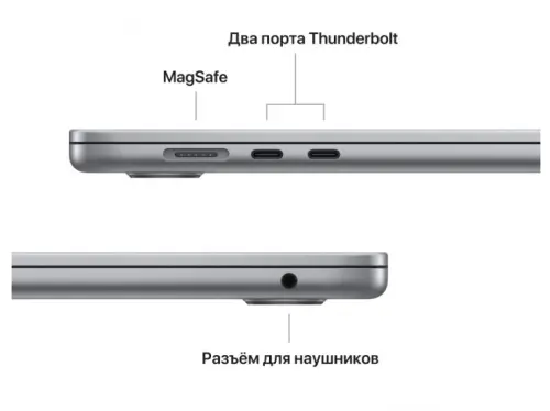 Ноутбук Apple MacBook Air 15" M2 8Gb/256Gb Space Gray Apple купить в Барнауле фото 4