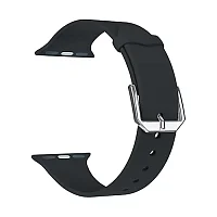 Ремешок для Apple Watch Band 38/40mm Lyambda Alcor спортивный силиконовый черный Ремешки Lyambda купить в Барнауле