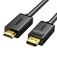 Кабель UGREEN DP101 (10202) DP Male to HDMI Male Cable 2.0 m черный Кабели HDMI купить в Барнауле