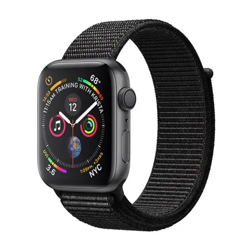 Apple Watch Series 4 44mm Case Space Grey Aluminium Sport Loop Black Apple купить в Барнауле фото 2