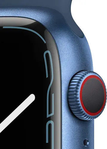 Apple Watch Series 7 GPS 45mm Aluminum Case with Sport Band Blue GB Apple купить в Барнауле фото 2