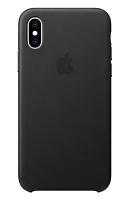 Накладка Apple iPhone XS Leather Case Black (черный) Накладка оригинальная Apple купить в Барнауле