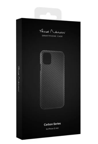 Чехол для Apple iPhone 12 Pro ANNET MANCINI Carbon Series Black Чехлы брендовые для Apple купить в Барнауле фото 2