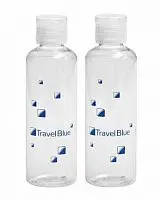 Комплект из 2-х флаконов для жидкостей Travel Blue 2 X Containers прозрачные 2x100 мл В самолет купить в Барнауле