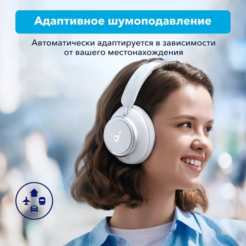 Наушники беспроводные SOUNDCORE Space Q45 White Bluetooth полноразмерные Soundcore купить в Барнауле фото 4