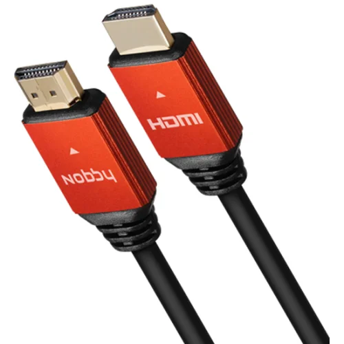 Кабель Nobby NBC-HC-18-01 HDMI-HDMI 1,8 m красный Кабели HDMI купить в Барнауле фото 2