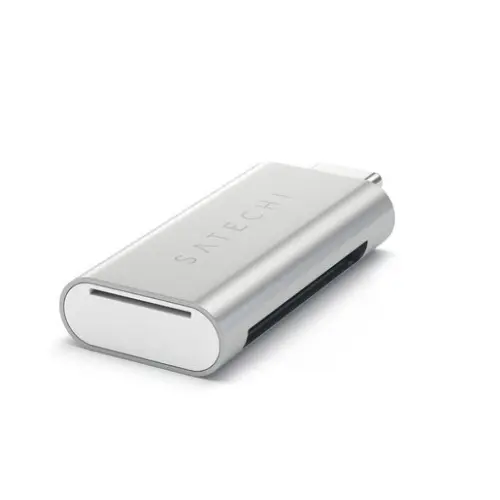 Кардридер Satechi Aluminum USB 3.0 and Micro/SD (USB 3.0) серебряный Док-станция купить в Барнауле фото 2