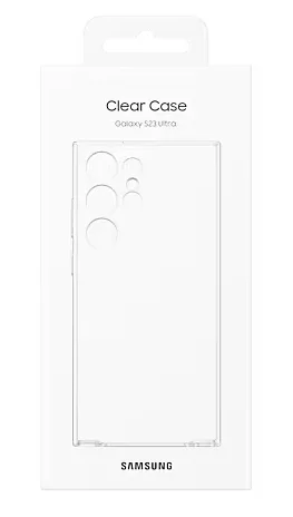 Накладка Samsung S23 Ultra Clear Case прозрачная Накладка оригинальная Samsung купить в Барнауле фото 2
