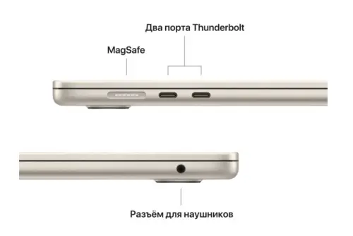 Ноутбук Apple MacBook Air 15" M2 8Gb/256Gb Starlight Apple купить в Барнауле фото 4