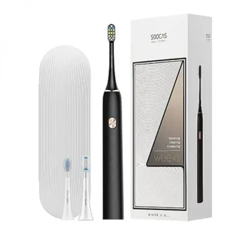 Электрическая зубная щетка Soocas Electric Toothbrush X3 (футляр +3 насадки) черная Зубные щетки и ирригаторы Soocas купить в Барнауле фото 2