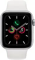 Apple Watch Series 5 44mm Case Silver Aluminium Sport Band White Apple купить в Барнауле