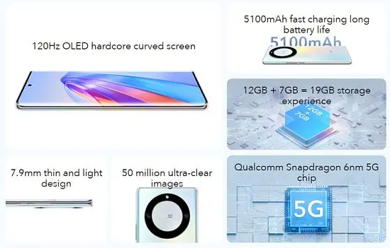 Представлен смартфон Honor X40 со 120-Гц дисплеем и мощным аккумулятором