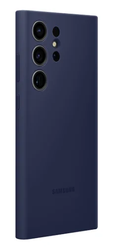 Накладка Samsung S23 Ultra Silicone Case темно-синяя Накладка оригинальная Samsung купить в Барнауле фото 3