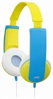 Наушники JVC KIDS проводные детские (HA-KD5-Y-EF) Желтые/голубые Детские наушники купить в Барнауле