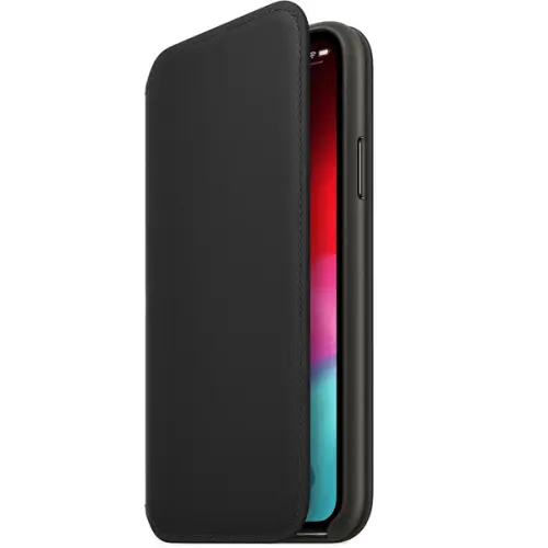 Чехол Apple iPhone XS Leather Folio Black (черный) Чехлы оригинальные Apple купить в Барнауле фото 2