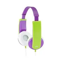 Наушники JVC KIDS проводные детские (HA-KD5-V-EF) Фиолетовые/зеленые Детские наушники купить в Барнауле