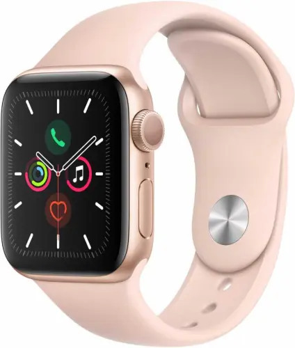 Apple Watch Series 5 40mm Case Gold Aluminium Sport Band Pink Sand Apple купить в Барнауле фото 3