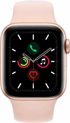 Apple Watch Series 5 40mm Case Gold Aluminium Sport Band Pink Sand Apple купить в Барнауле