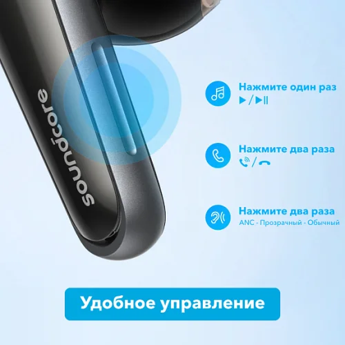 Гарнитура беспроводная SOUNDCORE Liberty 4 Brown Раздельные наушники Soundcore купить в Барнауле фото 5