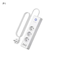 Умный сетевой фильтр Gosund Smart plug P1, 3 USB outlet, total 3.1A 3 sockets seperate controlled Для управления умным домом купить в Барнауле