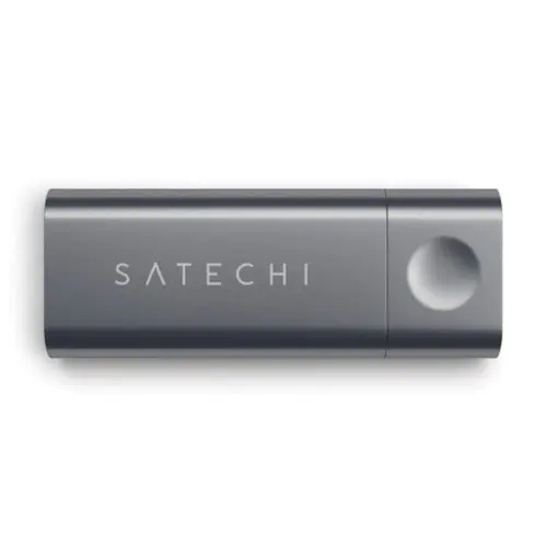 Кардридер Satechi Aluminum Type-C USB 3.0 and Micro/SD (USB 3.0 и Type-C) серый космос Док-станция купить в Барнауле фото 4