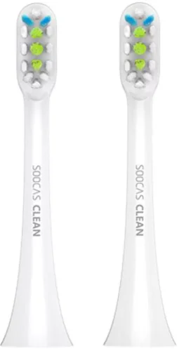 Сменная насадка SOOCAS для детской зубной щетки X3 (2 шт) белая Зубные щетки и ирригаторы Soocas купить в Барнауле
