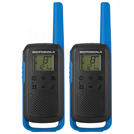 купить Комплект из двух радиостанций Motorola T62 (Blue) в Барнауле