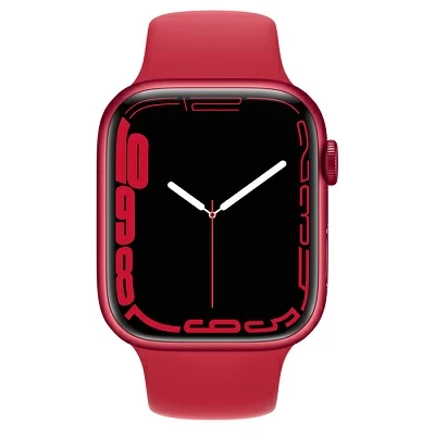 Apple Watch Series 7 GPS 41mm Case Blue Aluminium Band Red GB Apple купить в Барнауле