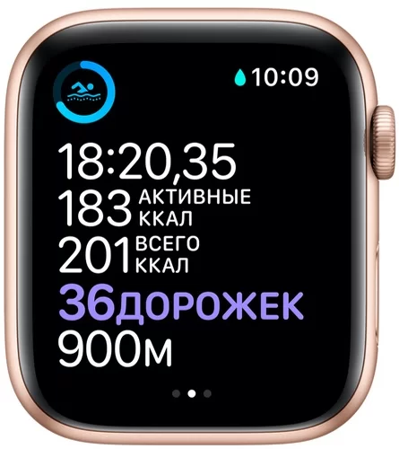 Apple Watch Series 6 GPS 44mm Case Gold Aluminium Band Pink Sand Apple купить в Барнауле фото 2