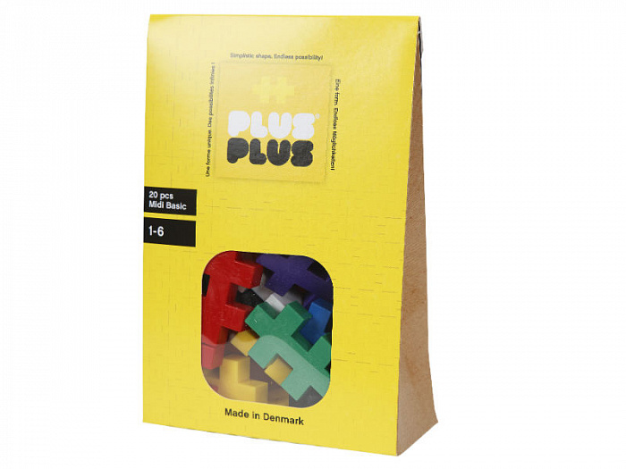 Конструктор Plus-Plus Midi 20 Basic - купить в Барнауле дешево | НомерOne
