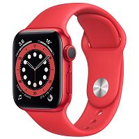 купить Apple Watch Series 6 GPS 44mm Case Red Aluminium Band Red в Барнауле