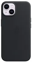 Чехол для Apple iPhone 14 Leather Case with MagSafe Midnight Чехлы оригинальные Apple купить в Барнауле