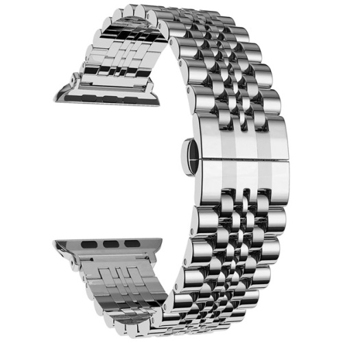 купить Ремешок для Apple Watch Band 38/40mm Lyambda Castor сталь серебристый в Барнауле