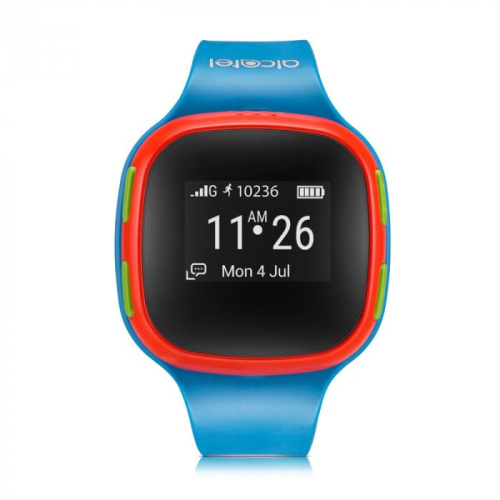 купить Детские часы Alcatel MoveTime (SW10) Track&Talk Watch Синий/Оранжевый в Барнауле