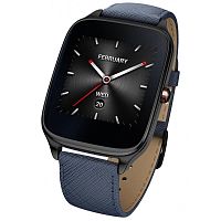 купить Смарт часы Asus ZenWatch 2 (WI501Q(BQC)-2LBLU0014)  синий кожаный ремешок в Барнауле