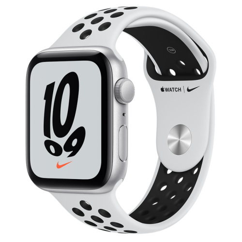 Apple Watch Series SE GPS 44mm Case Silver Aluminium Nike Sport Band Platinum Apple купить в Барнауле фото 3