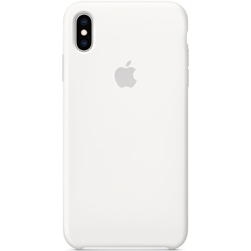купить Накладка Apple iPhone X Silicone Case White (белый) в Барнауле