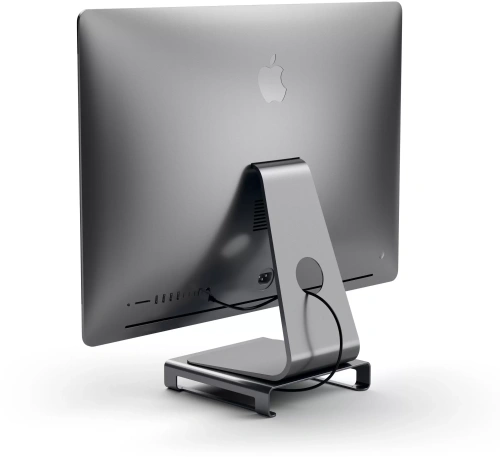 купить Док-станция Satechi Type-C Aluminum iMac Stand with Built-in USB-C Data для iMac (серый космос) в Барнауле фото 3