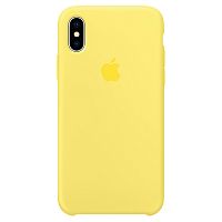 купить Накладка Apple iPhone X Silicone Case Lemonade (желтый) в Барнауле