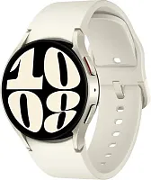 Часы Samsung Galaxy Watch 6 40мм 1.3" AMOLED корп.б.зол рем.белый Samsung купить в Барнауле