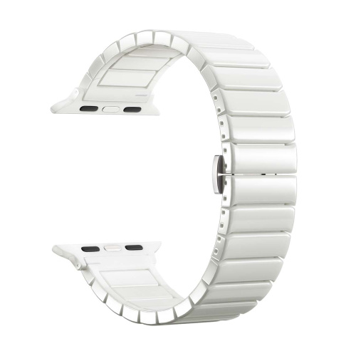 купить Ремешок для Apple Watch Band 42/44mm Lyambda Libertas металл белый DS-APG-06-44-WH в Барнауле