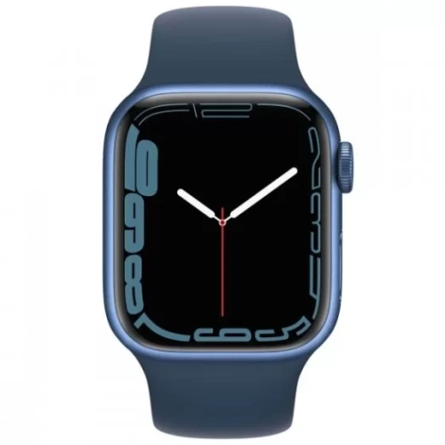 Apple Watch Series 7 GPS 41mm Case Blue Aluminium Band White GB Apple купить в Барнауле фото 3