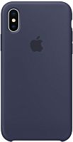 купить Накладка Apple iPhone XS Max Silicone Case Midnight Blue (темно-синий) в Барнауле