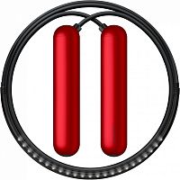 купить Умная скакалка Smart Rope. Размер M, 258 см. (на рост 165 - 175 см) (Красный) в Барнауле