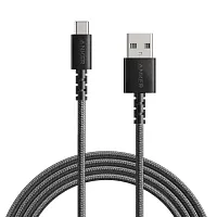 Дата-кабель Anker A8022 PowerLine Select+ USB-A to USB-C 0,9m Black Кабель Anker купить в Барнауле