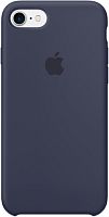 купить Накладка Apple iPhone 8/7 Silicone Case Midnight Blue (темно-синий) в Барнауле