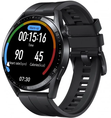 Умные часы Huawei Watch GT 3 Active Black 46" ремешок черный фторкаучуковый Huawei купить в Барнауле фото 4