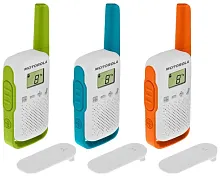 Комплект из трех радиостанций Motorola T42 TRIPLE Комплект из двух радиостанций купить в Барнауле
